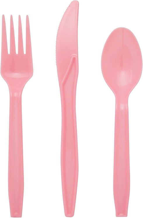 Juvale Kitten Party Supplies Set with Happy Birthday Cat Paper Plates - 144-Piece Pink Party Kit for 24 Guests - 9in Plates, 6.5in Napkins, 9oz Ca...