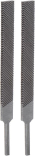 2pcs Pneumatic Flat Files Set 5mm x 100mm Hardened Bearing Steel Coarse Cut Teeth Hand Tools for Metal Wood Sharpening...
