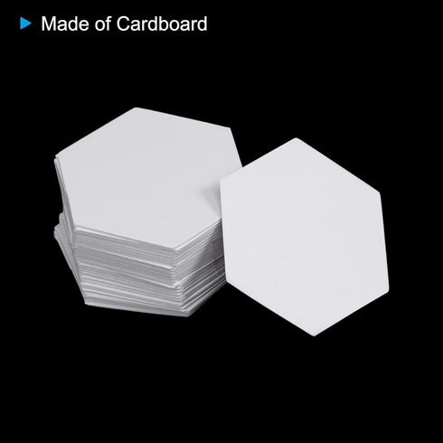200 Count English Paper Piecing Hexagon 22mm Shapes Paper Quilting Templates Patchwork English Paper Piecing Supplies for Quilting Sewing DIY Craf...