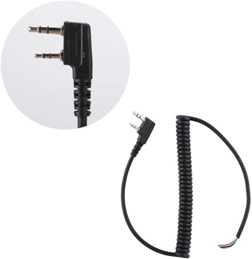 Walkie Talkie Speaker Cable, Speaker Mic Walkie Talkie Speaker Cable for Baofeng UV5R....