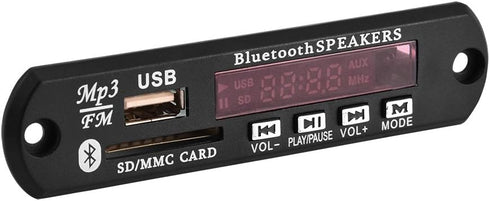Bluetooth MP3 Decoder Board with USB and SD/MMC Card Slot Audio Wireless Bluetooth Module USB SD FM Hands-Free Call with Remote Control......