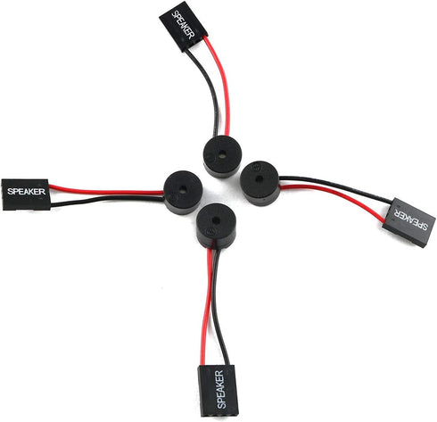 E-outstanding PC Motherboard Buzzer 4PCS BIOS Alarm Beeper Computer Case Speaker for Award/AMI/POENIX BIOS Internal Code Beep Speaker...