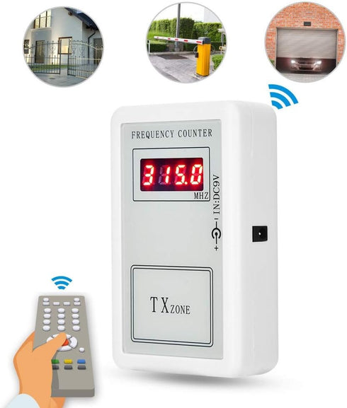 250-450 MHZ Digital Frequency Meter Detector Cymometer, Remote Control Tester Tools Handheld Digit Frequency Counter...