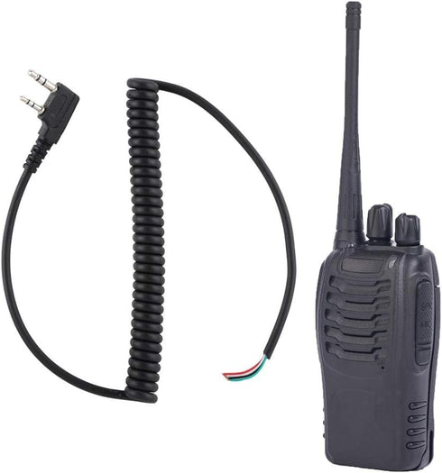 Walkie Talkie Speaker Cable, Speaker Mic Walkie Talkie Speaker Cable for Baofeng UV5R....