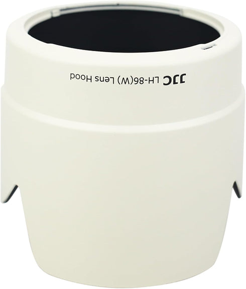 JJC LH-86 Professional Lens Hood Compatible with Canon 70-200mm 2.8 L is USM Lens White, Replaces Canon ET-86...