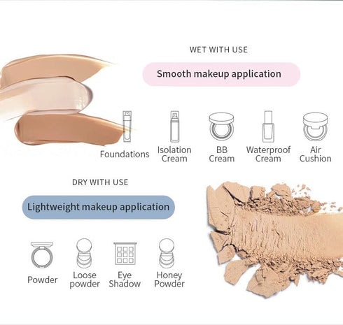 Blender Makeup Sponge For Blending, Latex Free Makeup Sponge, Soft and Bouncy Beauty Blender Sponge Set For Face Cream, BB Cream, Foundations, Pow...