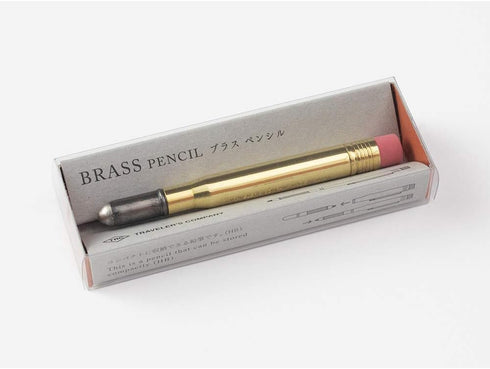 Travelers Company 38075006 Brass Pencil, Solid Brass...