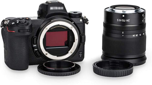 Rear Lens Cap & Body Cap Cover for Nikon Z Mount Camera Z30 Z50 Z5 Z6 Z6 II Z6 III Z7 Z7 II Z9 Z fc Replace LF-N1 Lens Cap & BF-N1 Body Cap -5 Pac...