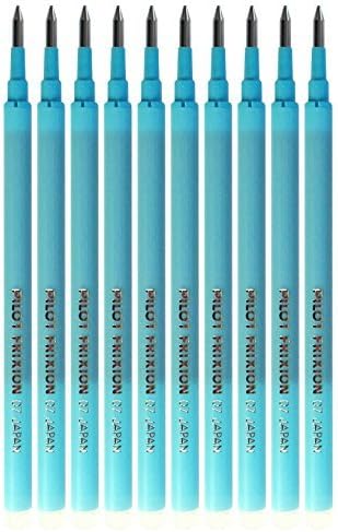 Pilot Gel Ink Refills for FriXion Erasable Gel Ink Pen, Fine Point 0.7mm, Light Blue Ink, Value Set of 10...
