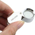 iKKEGOL 30 X 21mm Glass Jeweler Loupe Loop Eye Magnifier Magnifying Magnifier Metal Body Silver...