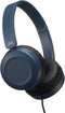 JVC Lightweight On Ear Headphones with Powerful Sound, Integrated Remote & Mic for Smartphones - HAS31MA (Blue), Medium...