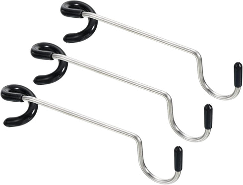 PATIKIL Camping Lantern Hook Hanger, 3 Pack Camping Equipment Non-Slip Tent Lamp Hooks Pole Hanger for Outdoor Hiking, Black...