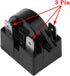 1PCS QP-02-4.7 Ohm PTC Refrigerator Start Relay 3 Pin Refrigerator Start Relay And 1PCS Refrigerator Overload Protector 1/2 HP......