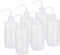 PATIKIL 500ml Wash Bottle, 6pcs Plastic Squeeze Bottle Narrow Mouth Bottle Watering Tools for Lab Cleaning Washing Irrigation Liquid Storage, Clea...