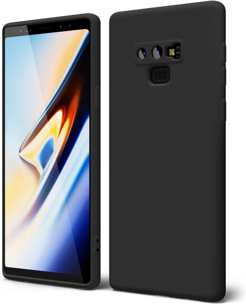 oakxco for Samsung Galaxy Note 9 Phone Case Liquid Silicone, Cute Thin Slim Soft Rubber TPU Plain Smooth Gel Cover for Women Girl, Matte Solid Pro...