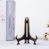 Artliving 6" Decorative Plate Stand Holder Plastic Picture Easel Display Stand Picture Frame Stand Black Gold...