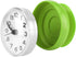 Ciglow Mini Waterproof Clock Electronic, Sucker Wall Clock Portable Bathroom Shower Clock Water.(Green)...