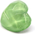 20 pcs Green Resin Jelly Heart Shape with Metal Loop Sewing Coat Buttons -20mm -13/16"...