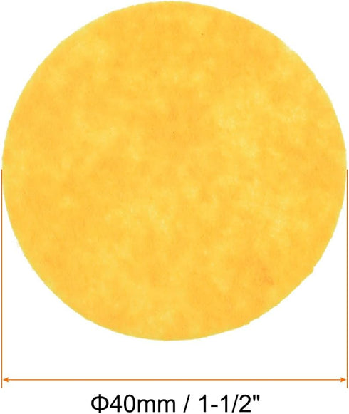 HARFINGTON 200pcs Round Felt Circles, 40mm 1-1/2" Pre Cut Felt Craft Pads Non-Woven Mini Felt Fabric Circles for DIY Sewing Handcraft Cut Projects...