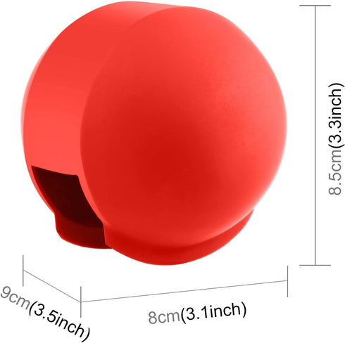 PULUZ Silicone Lens Cover for Insta360 X3 Invisible Dive Housing Case, Protective Lens Cap Flexible Lens Guard Protector Cover for Insta360 X4 Act...