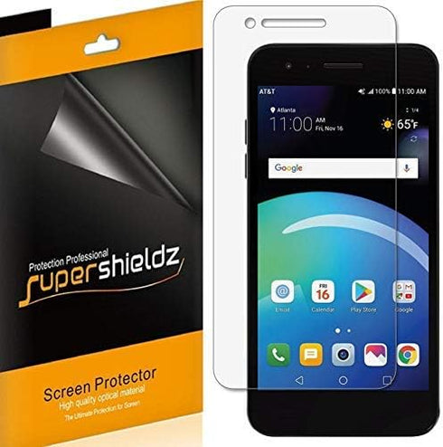 Supershieldz (6 Pack) Designed for LG Phoenix 4 Screen Protector, High Definition Clear Shield (PET)...