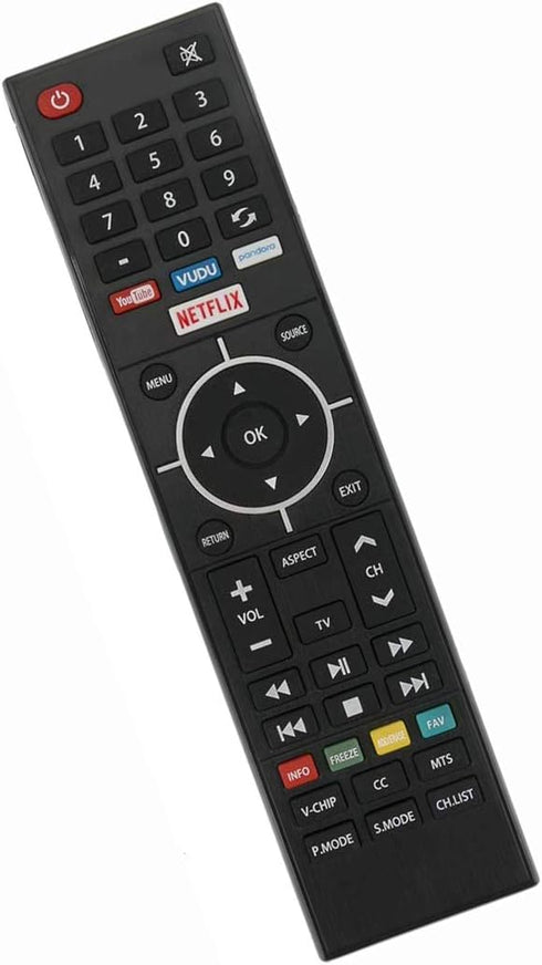 Remote Control fit for Westinghouse LED Smart UHD 4K TV WD40FB2530, WE50UB4417, WE55UB4417, WE55UDT108 with Netflix, YouTube, VUDU, Pandora Hotkey...