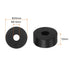 16pcs Rubber Spacer 1 Inch OD 0.26 Inch ID 0.4 Inch Thick Neoprene Round Anti Vibration Isolation Pads Isolator Rubber Washers Bushings for Home C...