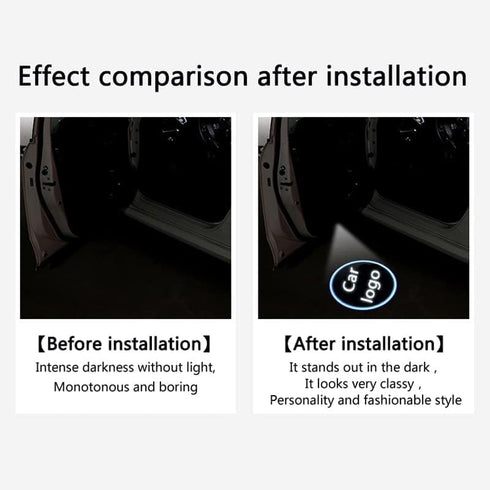 2PCS Car Door Lights Logo Projector Compatible with Dodge Charger (Carbon Fiber)......