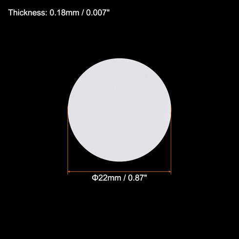 200 Count English Paper Piecing Round 22mm Shapes Paper Quilting Templates Patchwork English Paper Piecing Supplies for Quilting Sewing DIY Craft...