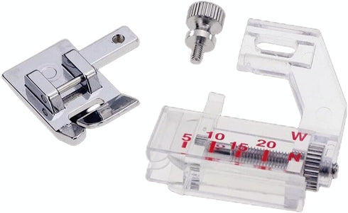 FQTANJU Tape Binding Sewing Machine Presser Foot Sewing Supplies Fit for Most of Low Shank Sewing Machine...