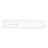 Film Flexible Ruler 6 Inch 1mm Scale PET Plastic Covered Folding Straight Ruler Calibration Soft Ruler Measuring Tool for Factory, Transparent...