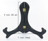 Artliving Black 8 Inch Wood-like Easels Plate Stand Holder Display Stands Picture Frame Stand-Set of 2...