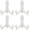 Artliving White 6 inch Plastic Easels Plate Holder Stand Display Stands Picture Frame Stand Holder-Set of 4...