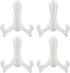 Artliving White 6 inch Plastic Easels Plate Holder Stand Display Stands Picture Frame Stand Holder-Set of 4...