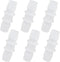 Plastic Hose Barb Fitting, 1/2" x 1/2" Pipe Connectors, Barbed Splicer Mender Joint Adapter Union Fitting, 6 Pcs...