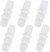 Plastic Hose Barb Fitting, 1/2" x 1/2" Pipe Connectors, Barbed Splicer Mender Joint Adapter Union Fitting, 6 Pcs...