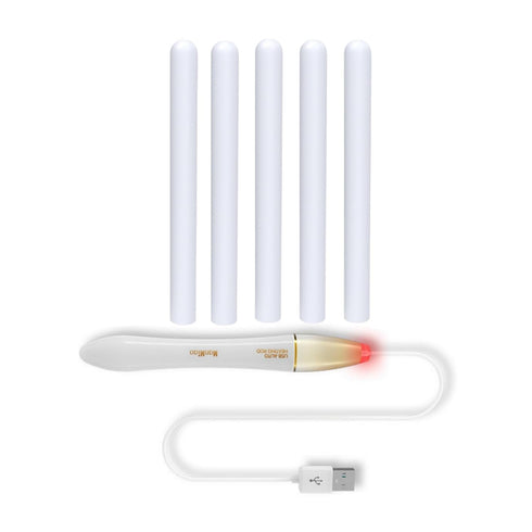 5 Pcs Drying Sticks Dry Rod Desiccant Blcok Cleaning Water Absorption Rod Dryer Stick for Toys + 1x USB Heating Rod Stick Warmer...