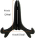 Artliving Black 8" Wood-Like Plastic Easels Plate Display Stands Picture Frame Stand Holder-Set of 4...