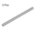 5pcs Round Rods 6.4mm x 100mm High Speed Steel (HSS) Lathe Bar Stock DIY Craft Tools for Turning Facing Drilling Threading...