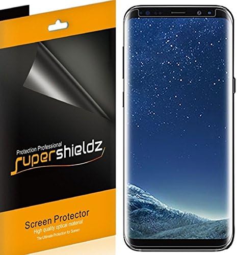 Supershieldz (2 Pack) Designed for Samsung (Galaxy S8) Screen Protector, (Case Friendly) High Definition Clear Shield...