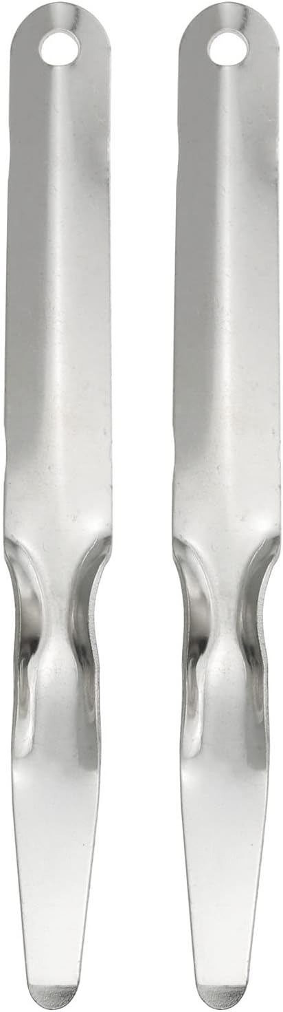 E-outstanding 2PCS Stainless Steel Flat Staplers Puller, Staple Remover Tools, Stainless Steel Crowbar Nail Lifter for Office Home Business...