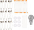 Fiskars Sewing Kit - 62-Piece Sewing Set with Case - Craft Supplies for Sewing - Clear...