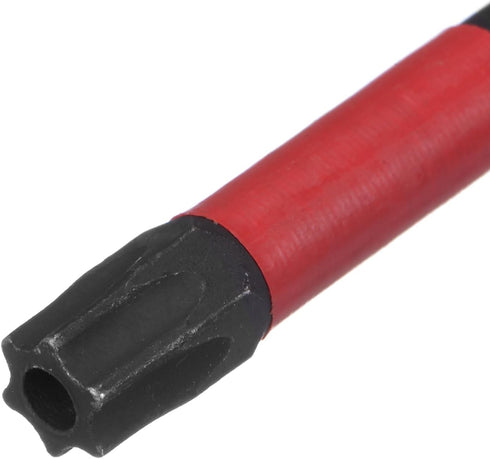 5pcs Impact Tough Torx Drill Bit T40 6" Length 1/4" Hex Shank S2 Steel Magnetic Insert Star 6 Point Head Screwdriver Bits...