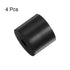 4pcs Rubber Spacer 1.57 Inch OD 0.4 Inch ID 1.57 Inch Thick Neoprene Round Anti Vibration Isolation Pads Isolator Rubber Washers Bushings for Home...