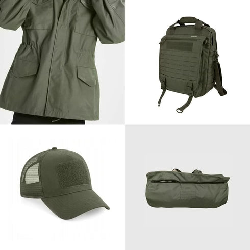 2 inch Wide Foliage Green Sew on Hook and Loop Tape Non-Adhesive 1 Yd Length Green Nylon Hook Loop Tape Fabric Fastener Set for Military Form Bags...