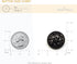 20 pcs Black Retro Double Layer Openwork Metal Shank Sewing Coat Buttons -25mm -1"...