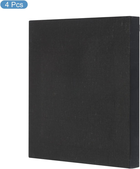 PATIKIL Paint Canvases Panel for Painting, 4 Pack 6x6 Inch Square Wood Frame Stretched Blank Art Board Panels for Acrylic, Oil, Tempera Painting, ...