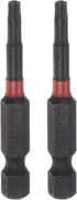 2pcs T15 Impact Rated Torx Bit 1/4" Hex Shank 2" Length Magnetic Security Star Screwdriver Power Tool...
