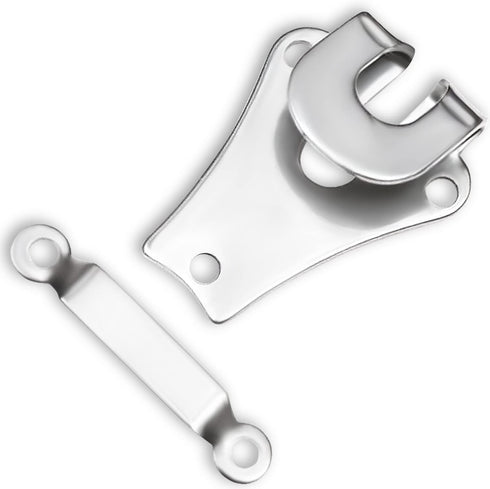 12 Set Heavy-Duty Pant Hook & Eye Nickel Sewing Set Clothig Fixing Tools Hooks and Eyes Closure for Bra Trousers Skirt Dress...