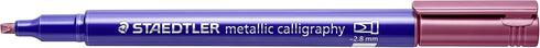 Staedtler metallic calligraphy markers, 10 metallic colours for light and dark paper, 8325 TB10...